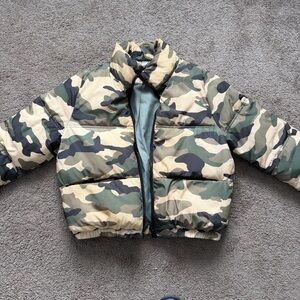 Camo Puffer Jacket